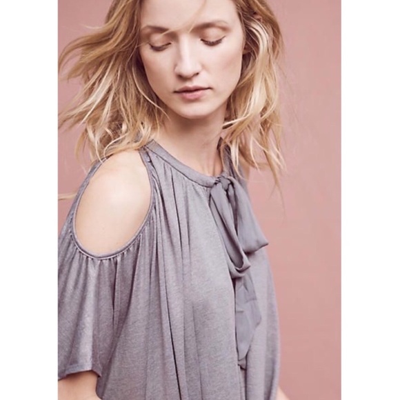 Anthropologie Deletta Tulay Open Shoulder Top - Picture 8 of 8